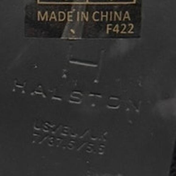 H By HALSTON DejaVu Black Dress Heeled Shoe SZ 7 - Picture 7 of 13